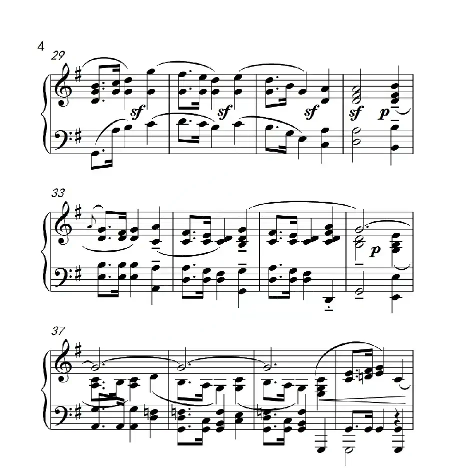 第四级 儿童短曲(中国音乐学院钢琴考级作品1~6级)