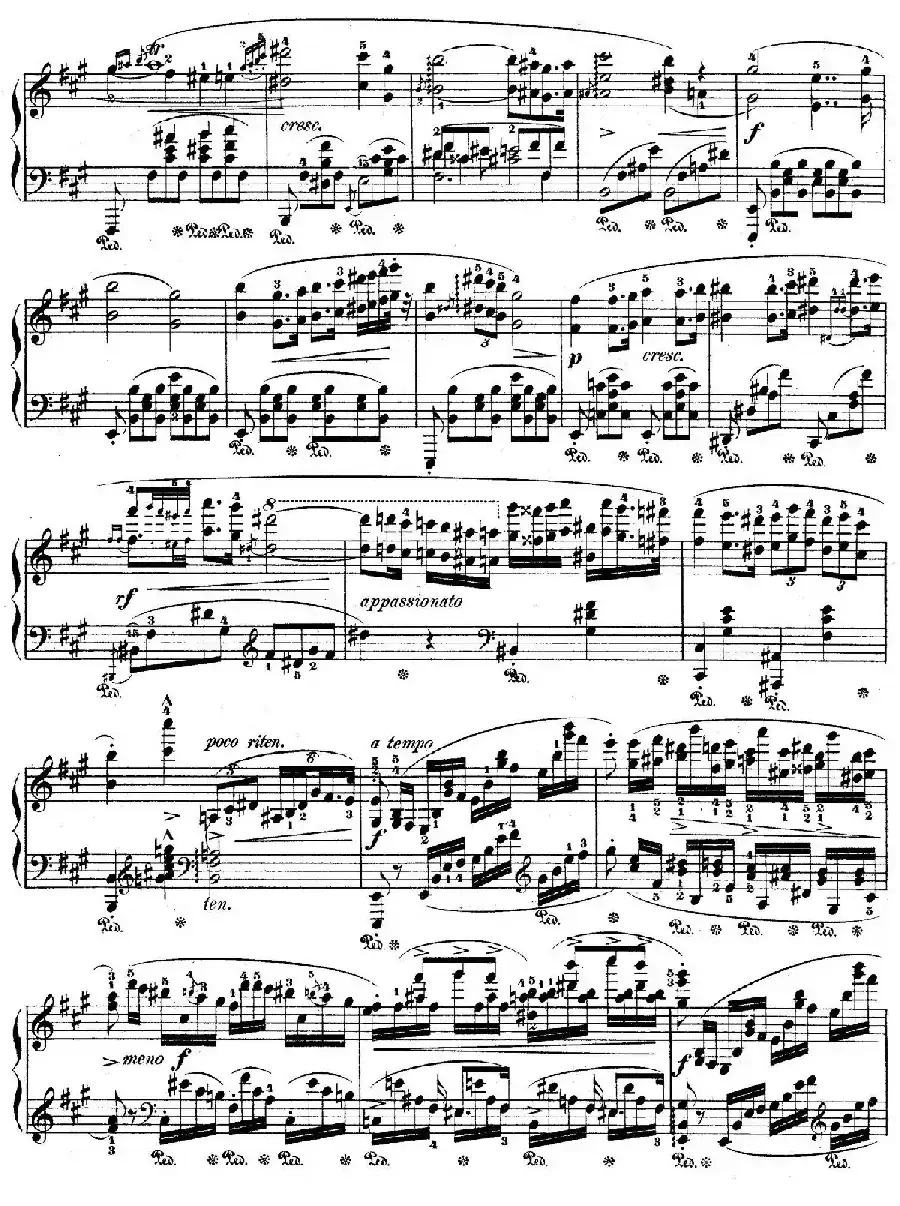 Allegro de Concerto Op.46(A大调音乐会快板)