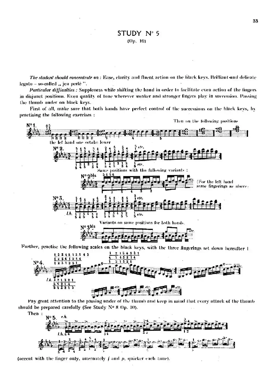 12 Etudes Op.10 柯尔托教学版(12首练习曲·5)