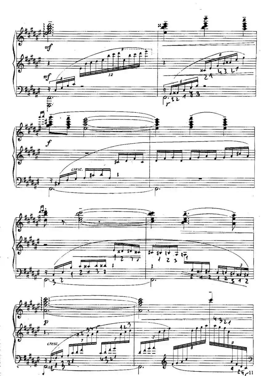 Six Préludes Exotiques Op·17(6首特色前奏曲·1)