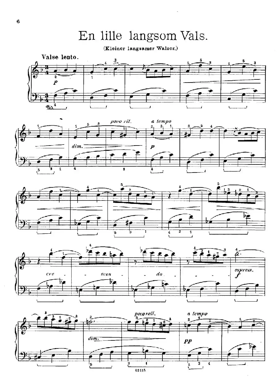 Six Humorous Bagatelles Op.11(6首幽默小品·3)