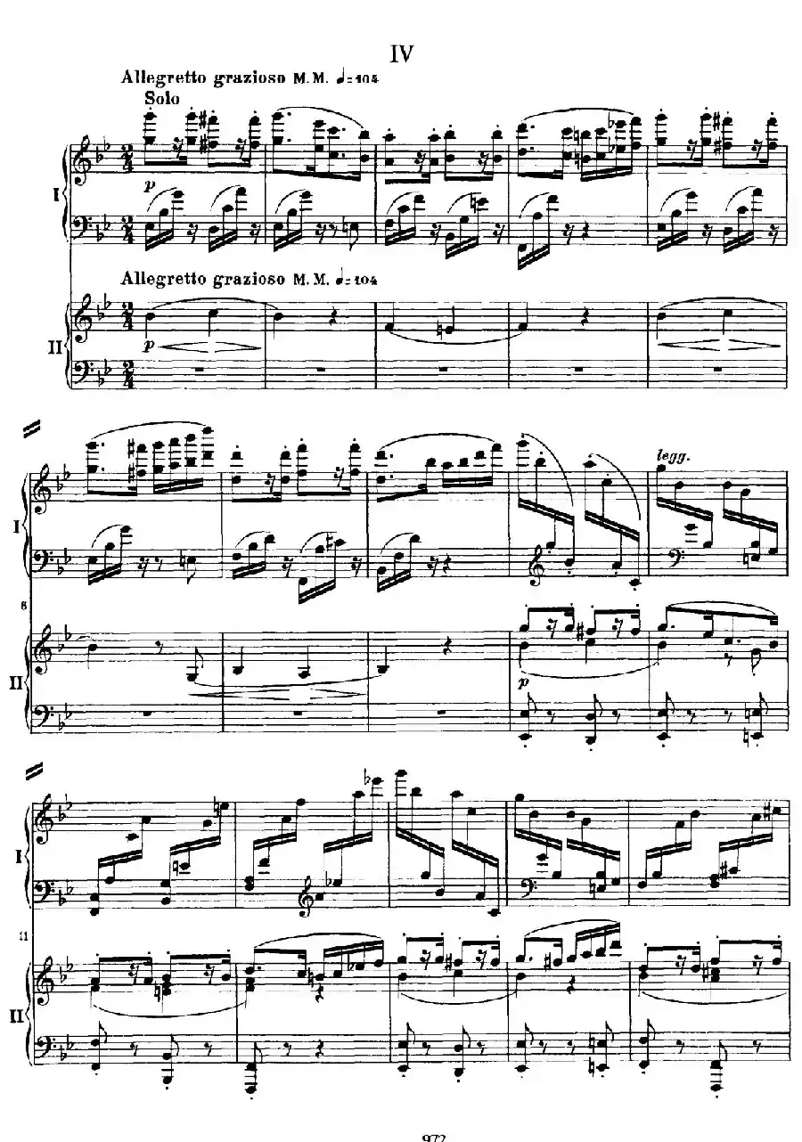 降B大调第二钢琴协奏曲(P71——80)