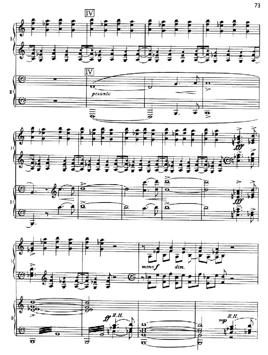 The Planets Op.32(双钢琴)(行星·第五乐章 土星—老年使者)