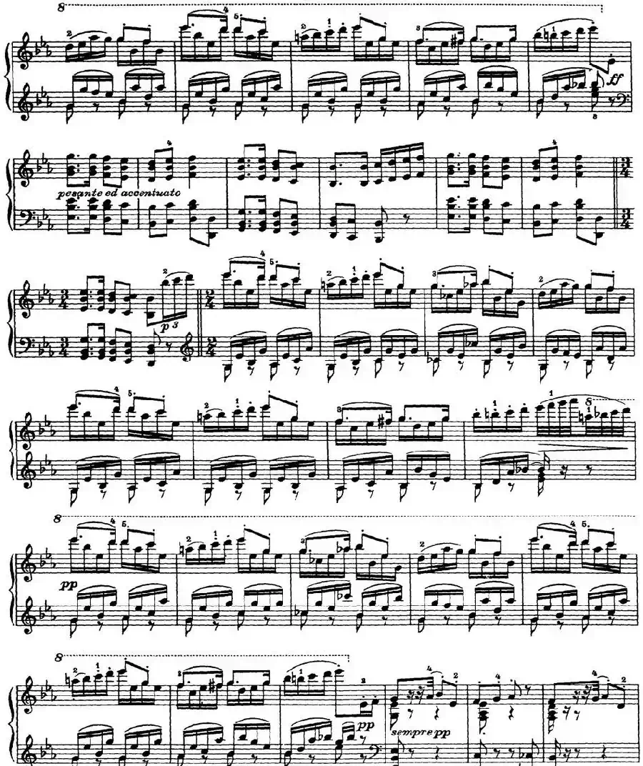 柴可夫斯基18首钢琴小品Op.72(13.Echo rustique)