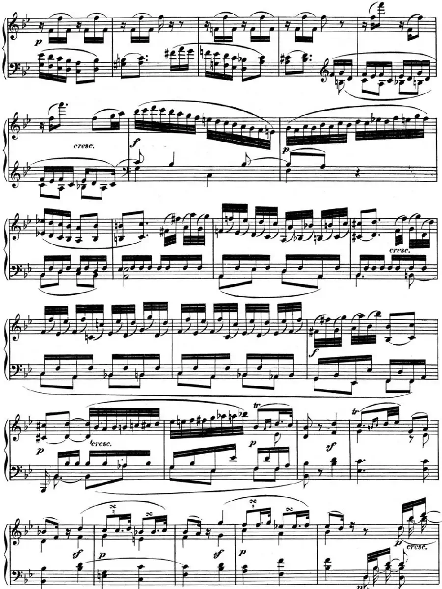 贝多芬钢琴奏鸣曲11 降B大调 Op.22 B-flat major