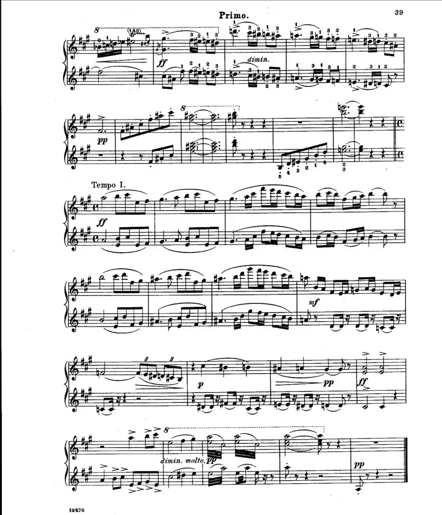 L'Arlesienne Suite No·2(阿莱城姑娘·第二组曲·四手联弹)