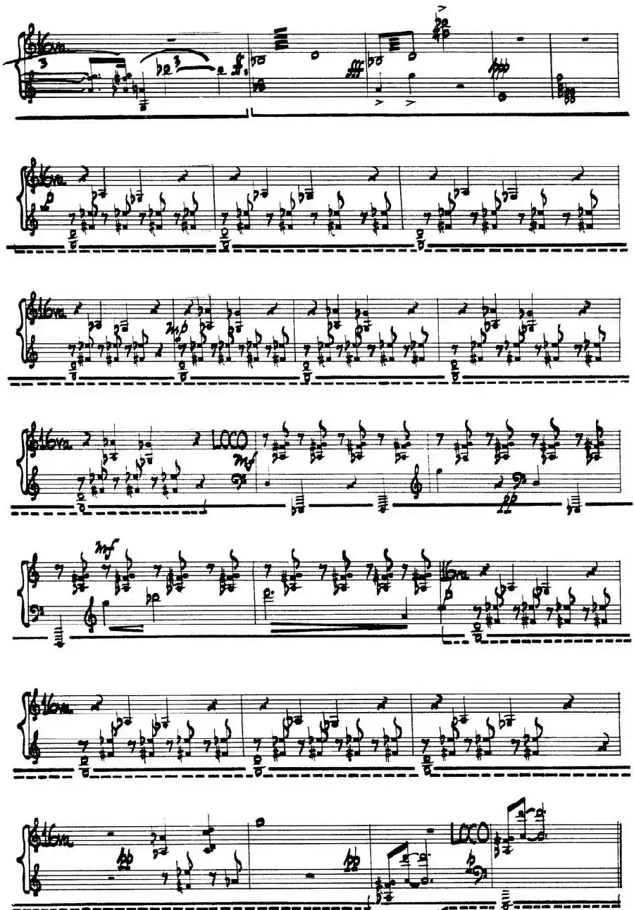 为加料钢琴而作的奏鸣曲与间奏曲(SECOND INTERLUDE)