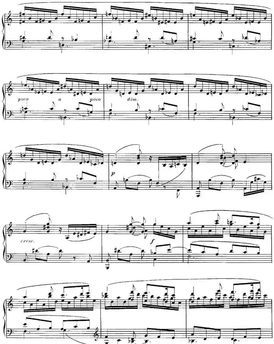 福雷13首船歌:Barcarolle No·10 in A min, Op·104, No· 2