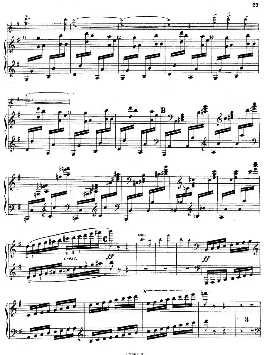 Symphony on a French Mountain Air Op.25(法国山歌交响曲·钢琴独奏·Ⅲ)
