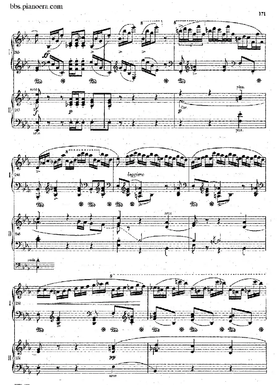 Grande Polonaise Brilliante Preceded by an Andante Spianato Op.22(平静的行板与华丽的波兰舞曲·双钢琴版)
