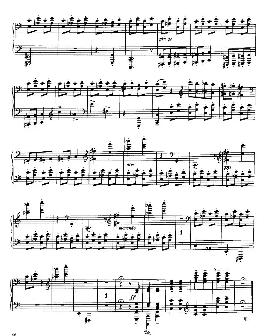 Four Rhapsodies Op.11(4首狂想曲·Ⅲ)