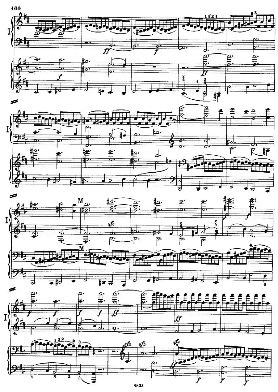 d小调第九交响曲 Op.125(双钢琴P93——102)