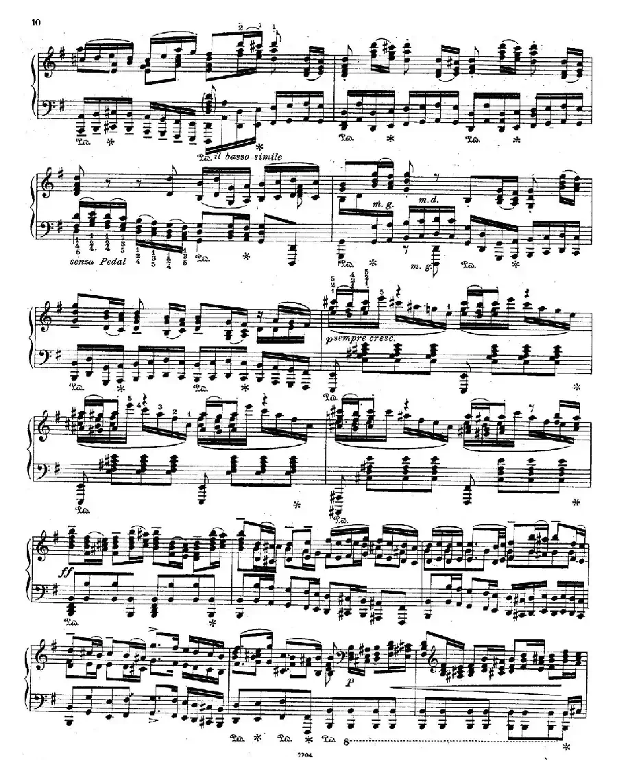 Brandenburg Concerto No.3 in G Major BWV.1048(G大调第三勃兰登堡协奏曲·钢琴独奏版)