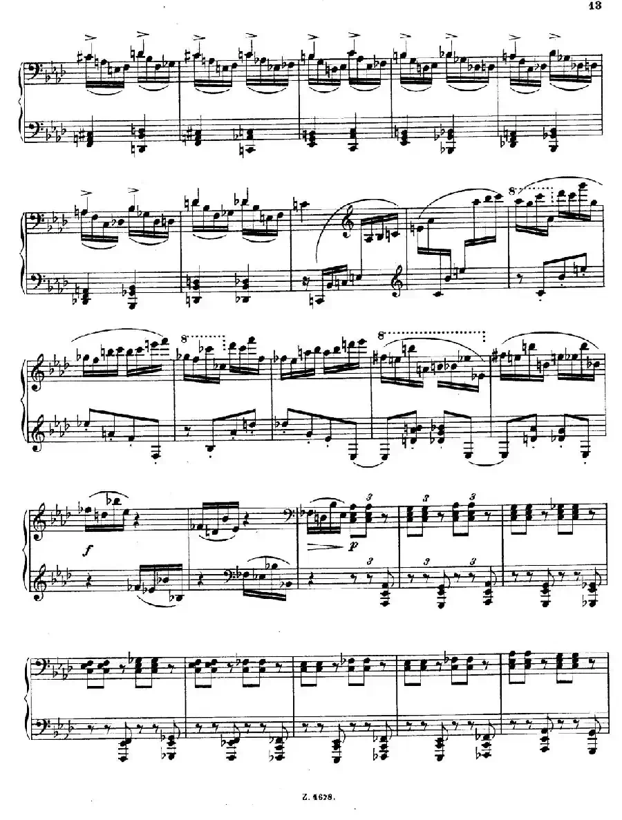 Charakterskizzen Op.40(个性素描 4. 万花筒 Kaleidoskop)