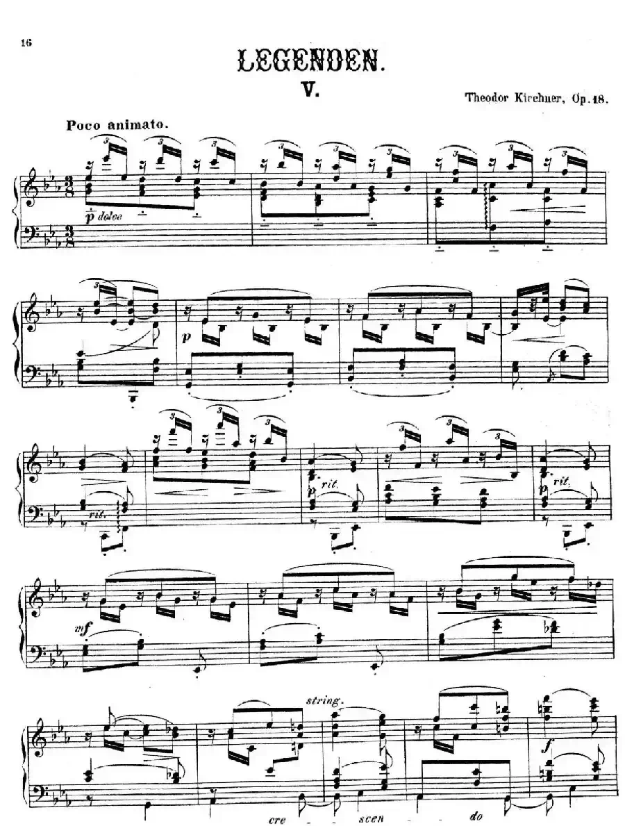 Legenden Op.18(9首传奇·Ⅴ)