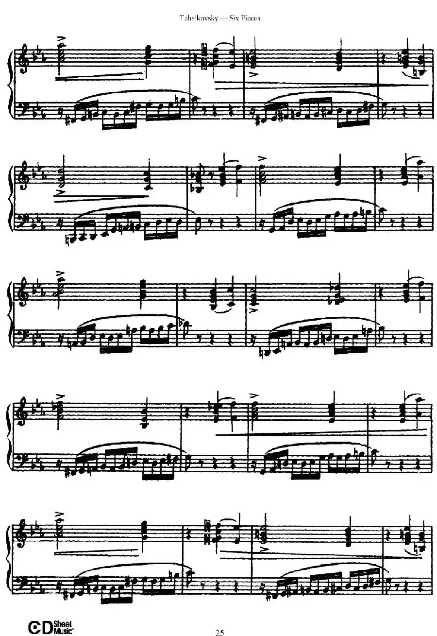 Six Pieces Op.51(6首小品·3)