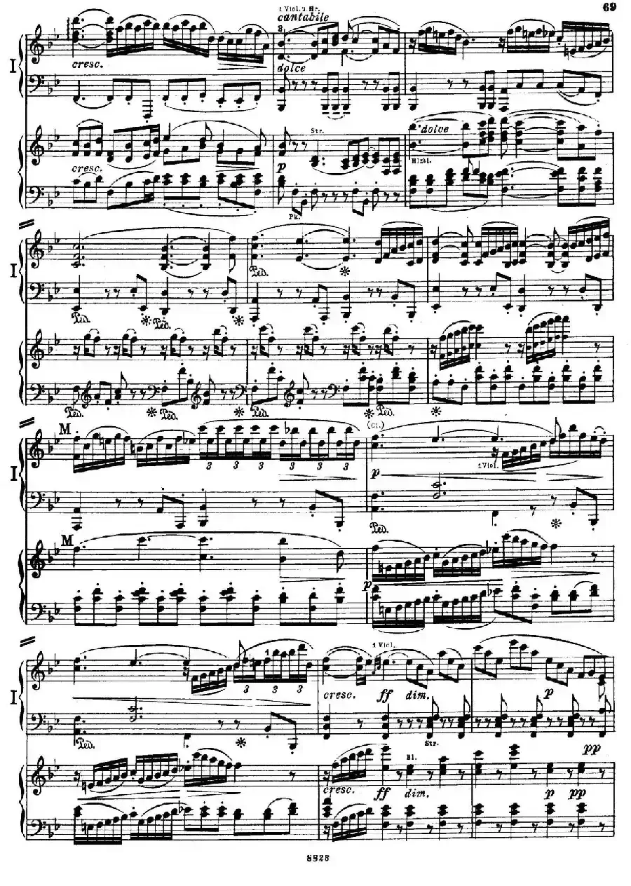 d小调第九交响曲 Op.125(双钢琴P63——72)