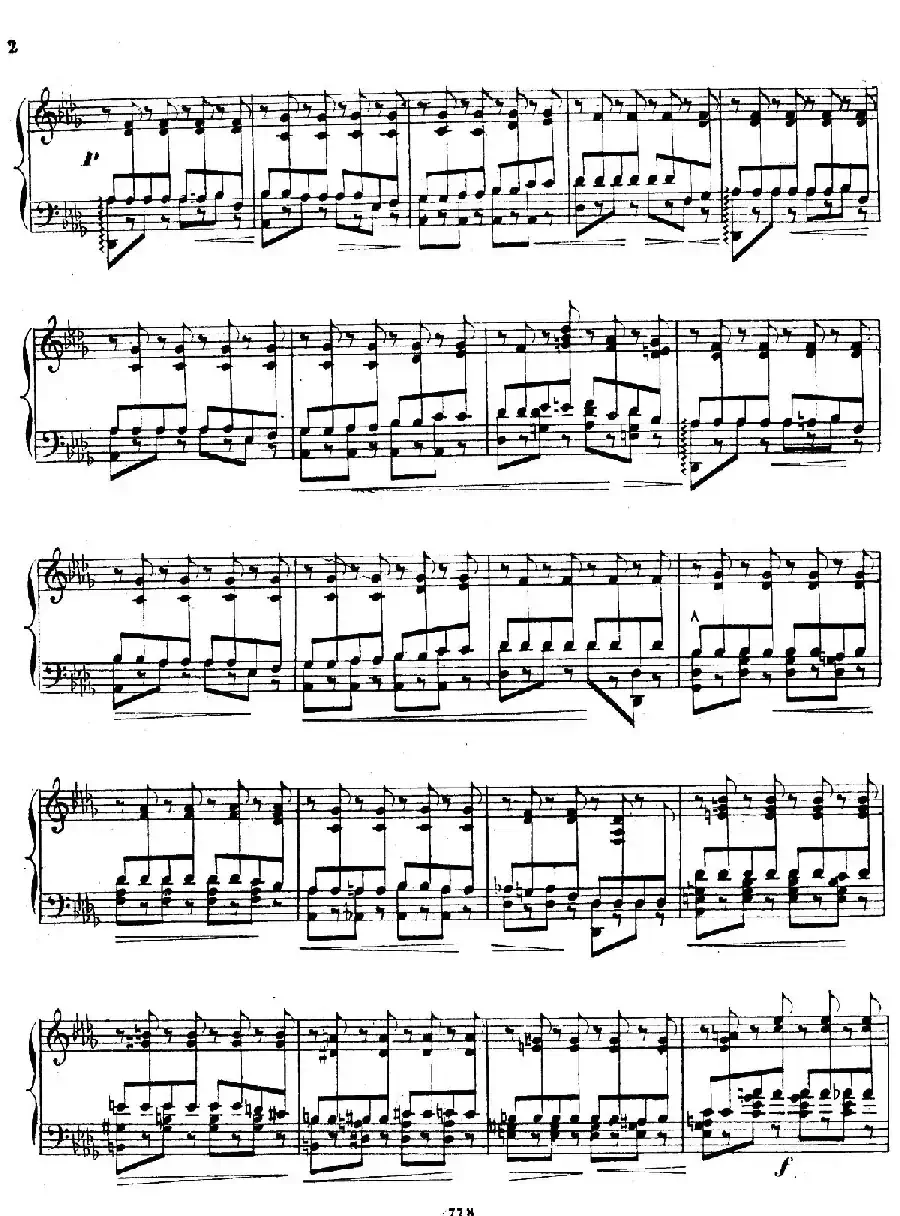 Grande Etude de Concert Tremolo Op.58(音乐会练习曲“震音”)