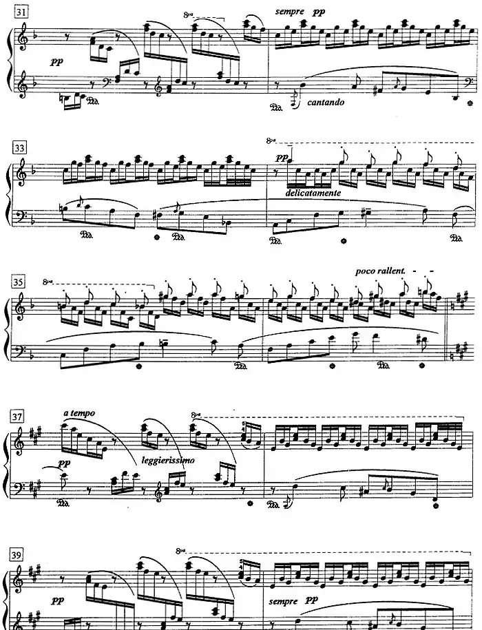 钢琴教程第八级 练习曲(森林的呼啸)