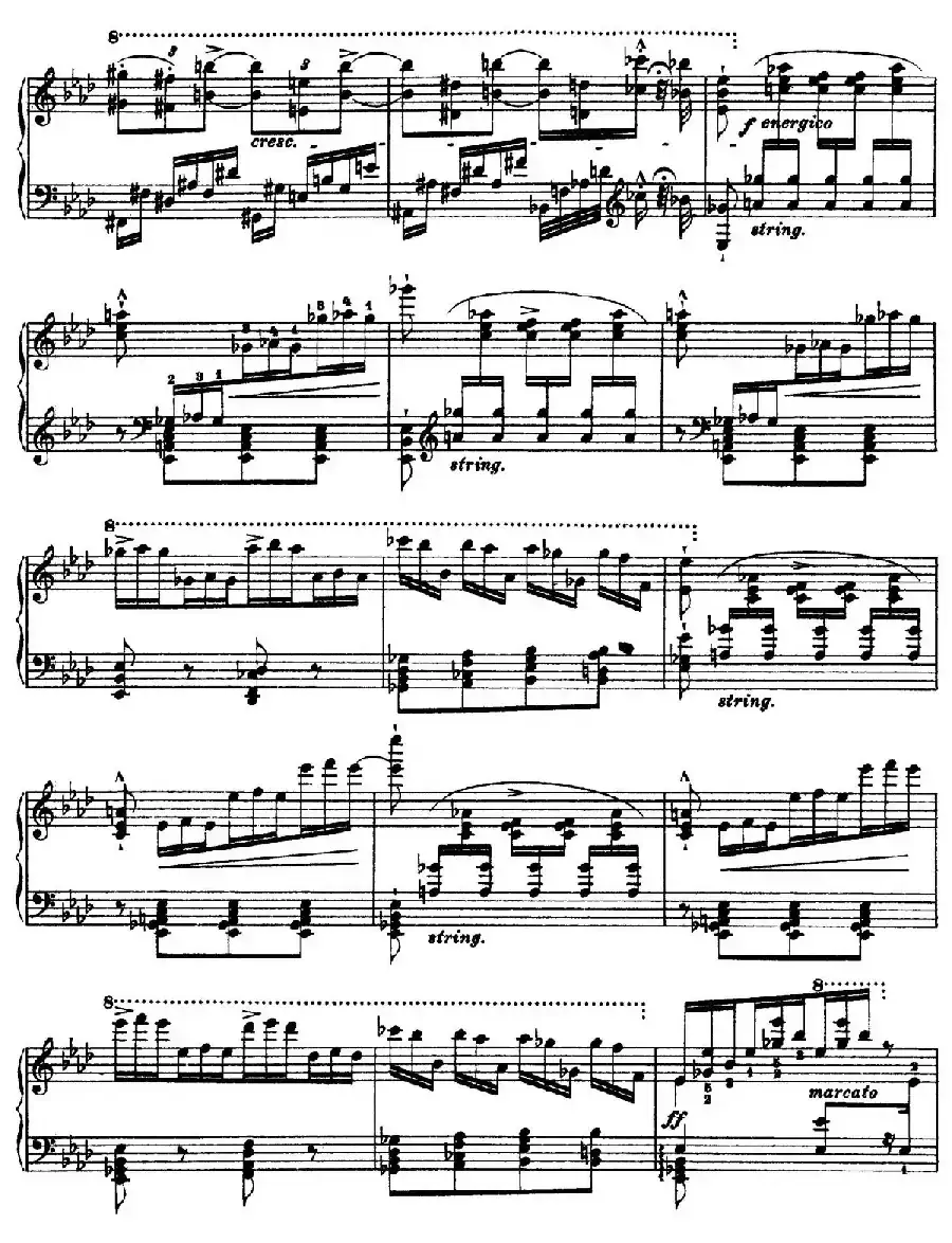 12 Etudes d'execution Transcendante S.139(12首超技练习曲·10)