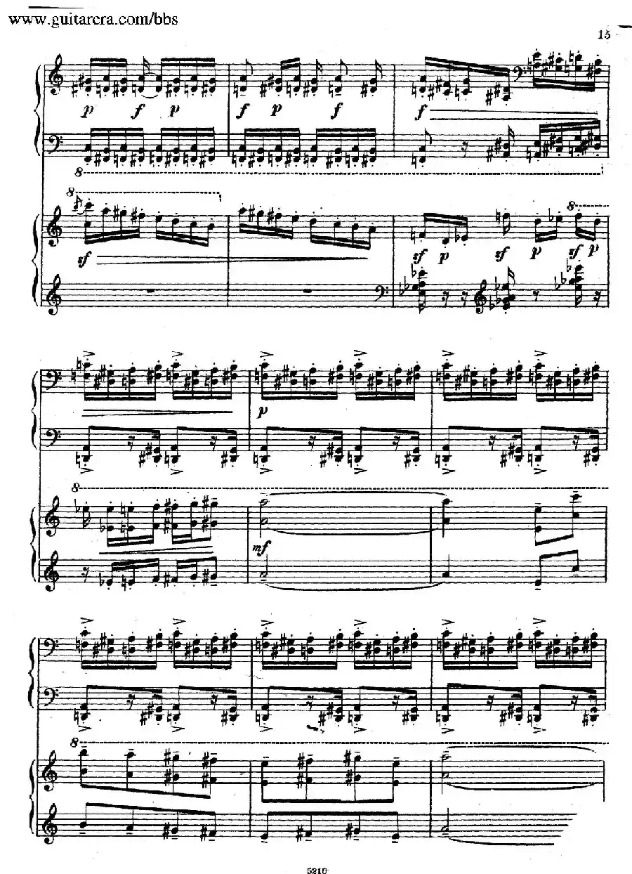 Variation on a Theme by Paganini(帕格尼尼主题变奏曲·双钢琴)