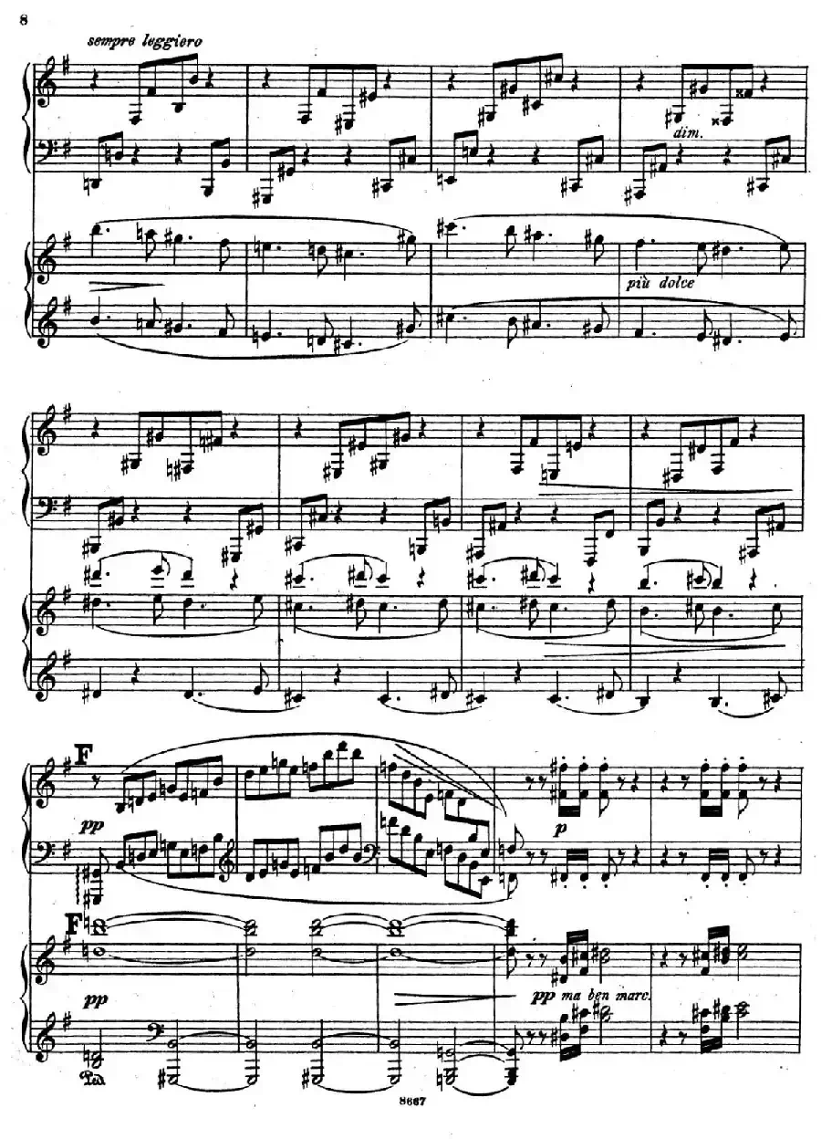 Symphony No.4 in e Minor Op.98(e小调第四交响曲·双钢琴)