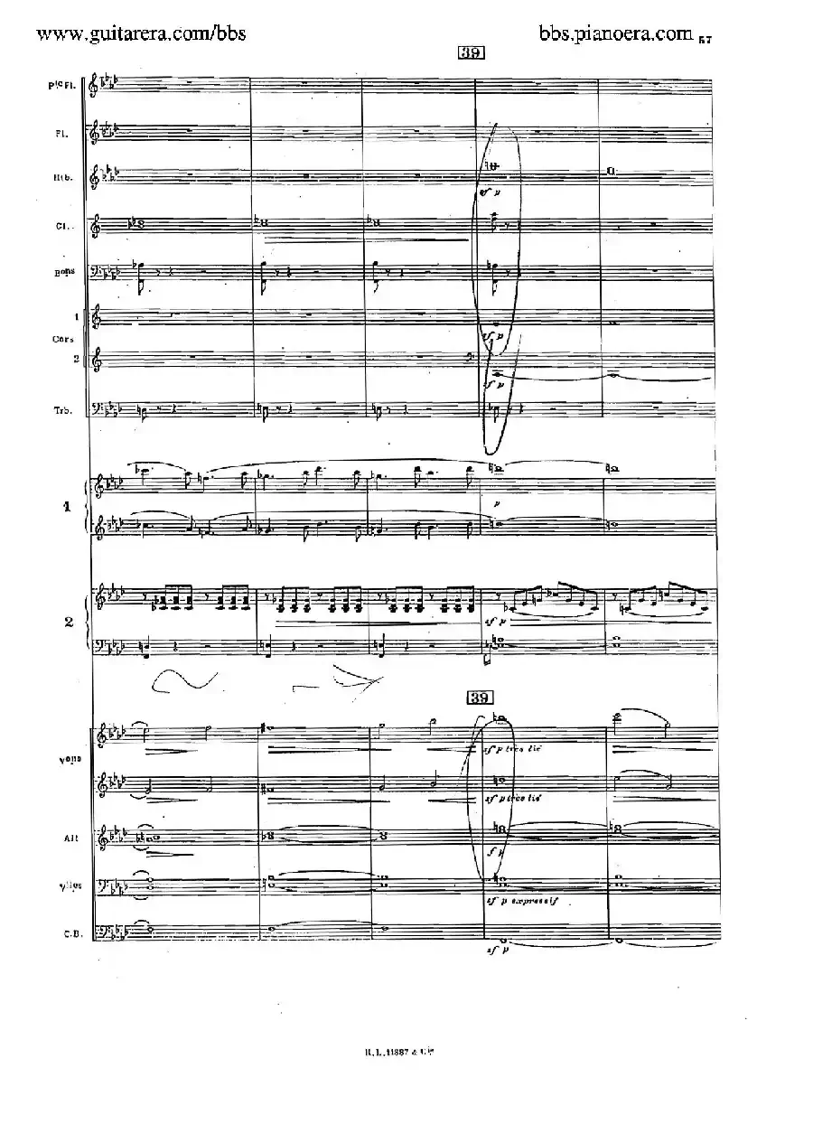 Concerto for 2 Pianos in d Minor(d小调双钢琴协奏曲·总谱)