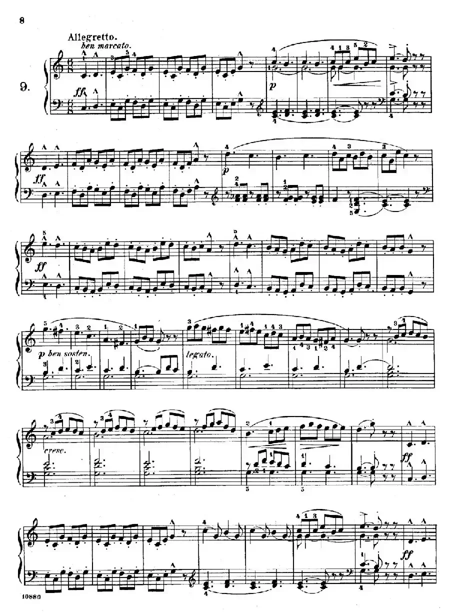 Etudes Enfantines Op.37(儿童钢琴练习曲 第7——10首)