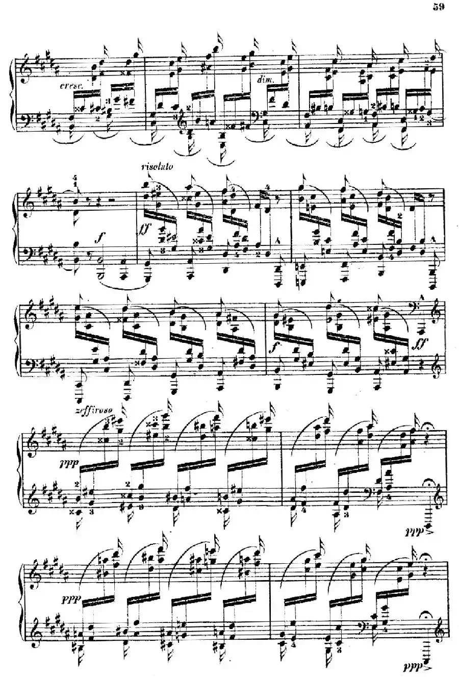 Douze Etudes de Salon Op.5(12首沙龙练习曲·12)