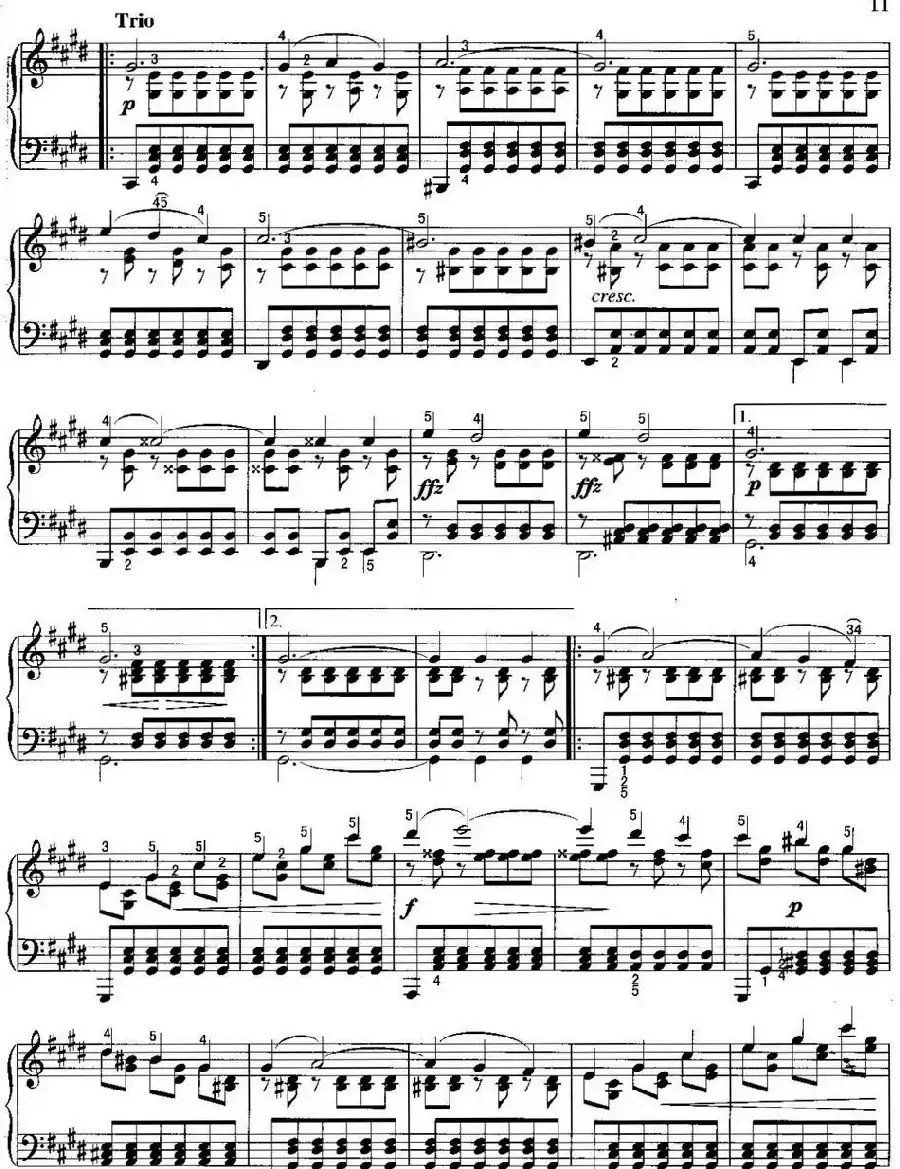 不可不弹的世界钢琴名曲:即兴曲(第4首)