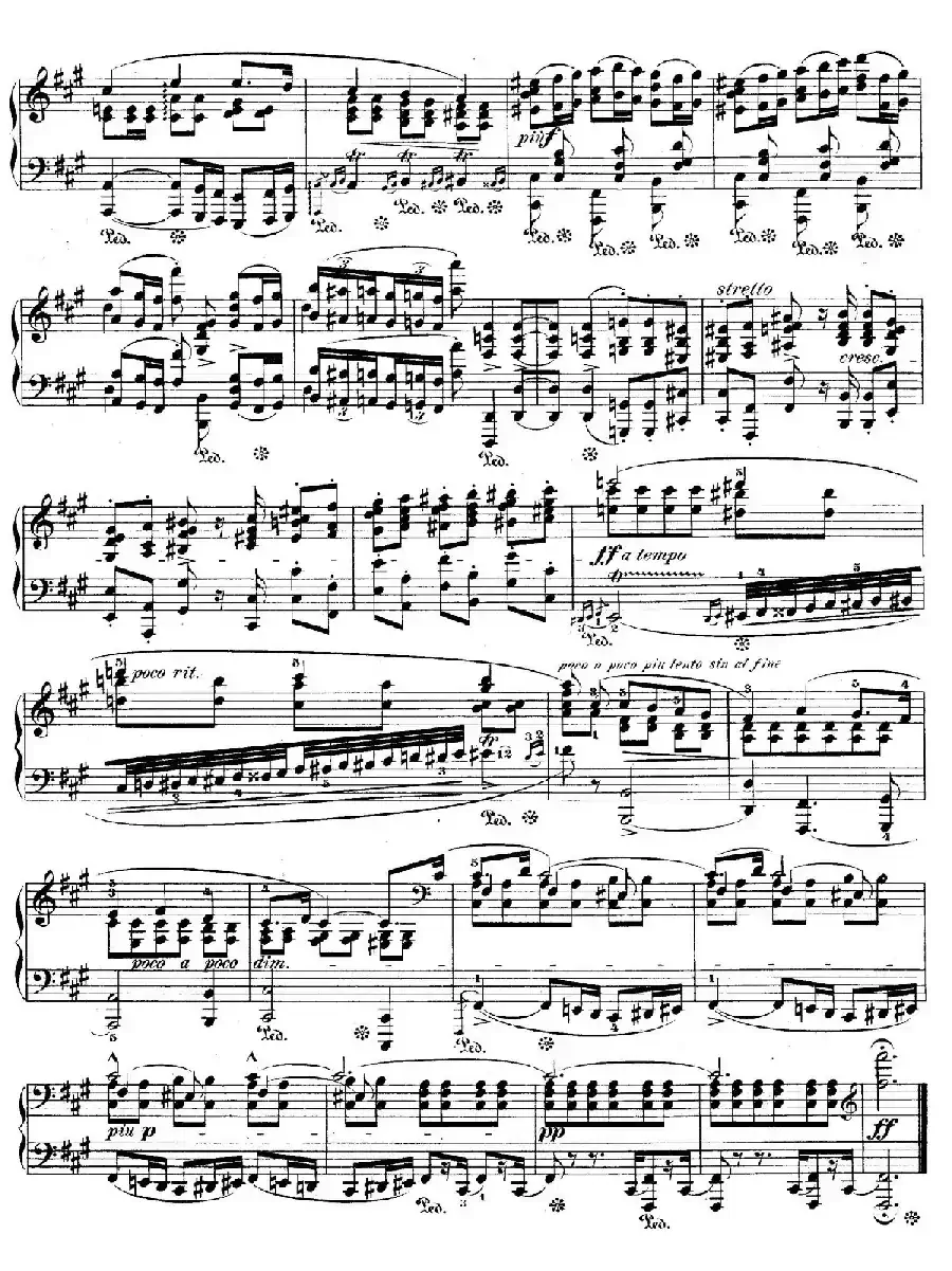 Polonaise in f-Sharp Minor Op.44(升f小调波兰舞曲)