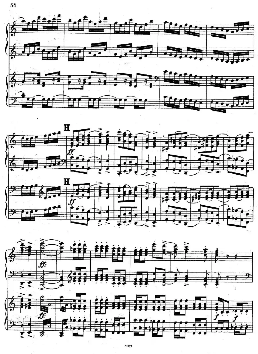 Symphony No.4 in e Minor Op.98(e小调第四交响曲·双钢琴)