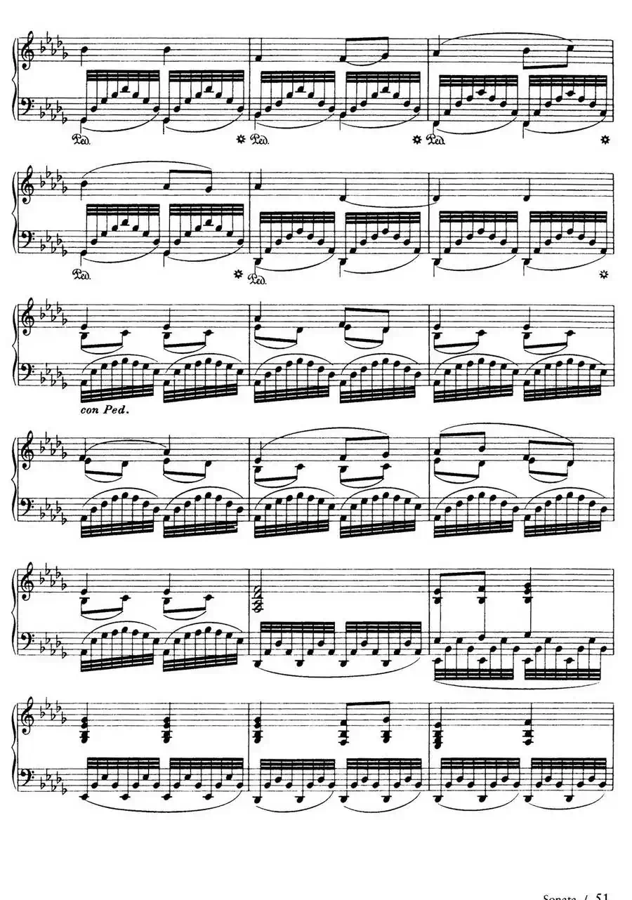 Piano Sonata in F Maj Op·12(F大调钢琴奏鸣曲·第二乐章)