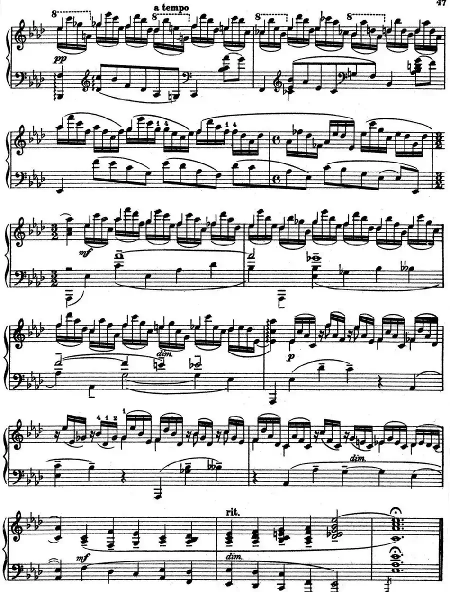 10 Preludes Op.23(拉赫玛尼诺夫10首前奏曲·Ⅷ)