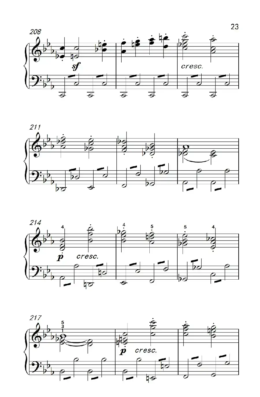 第八钢琴奏鸣曲(悲怆) 极慢的慢板序奏转辉煌的快板