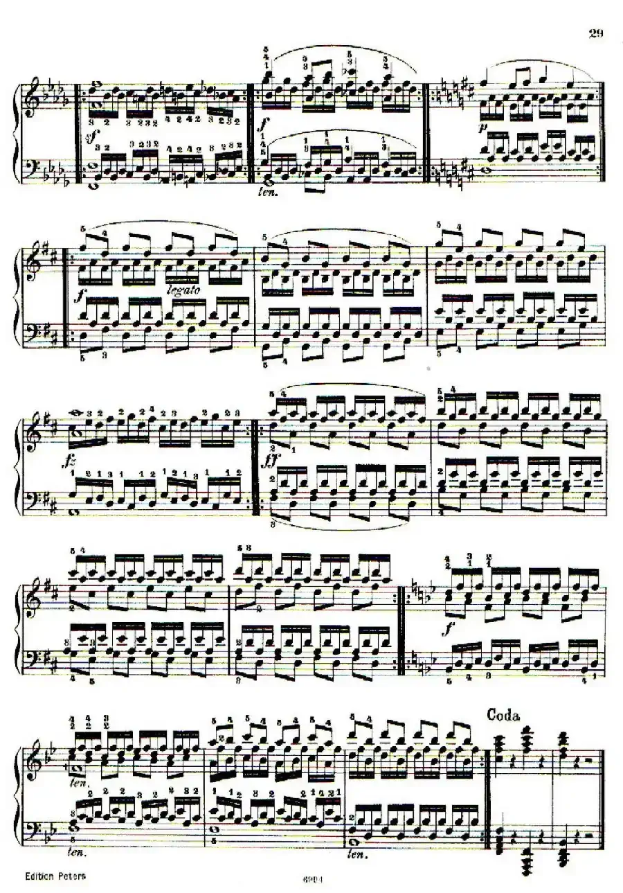 School of the Virtuoso Op.365(60首钢琴高级练习曲·11)