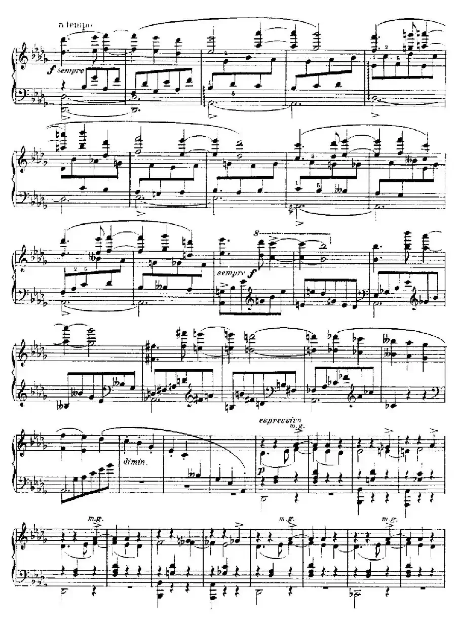 4 Valses Caprice(4首随想圆舞曲)(Op.38 No. 2 in D-flat)