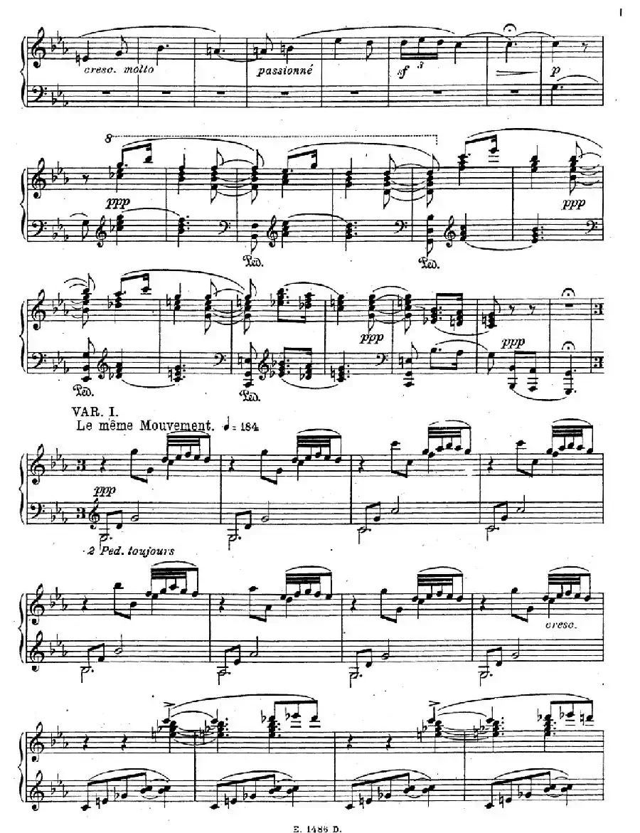Sonate Romantique Op.3(浪漫奏鸣曲·Ⅰ)