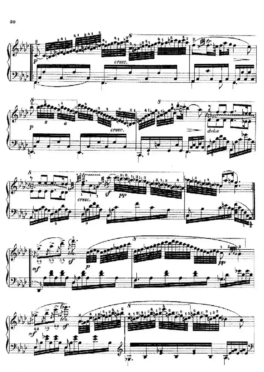 School of the Virtuoso Op.365(60首钢琴高级练习曲·15)