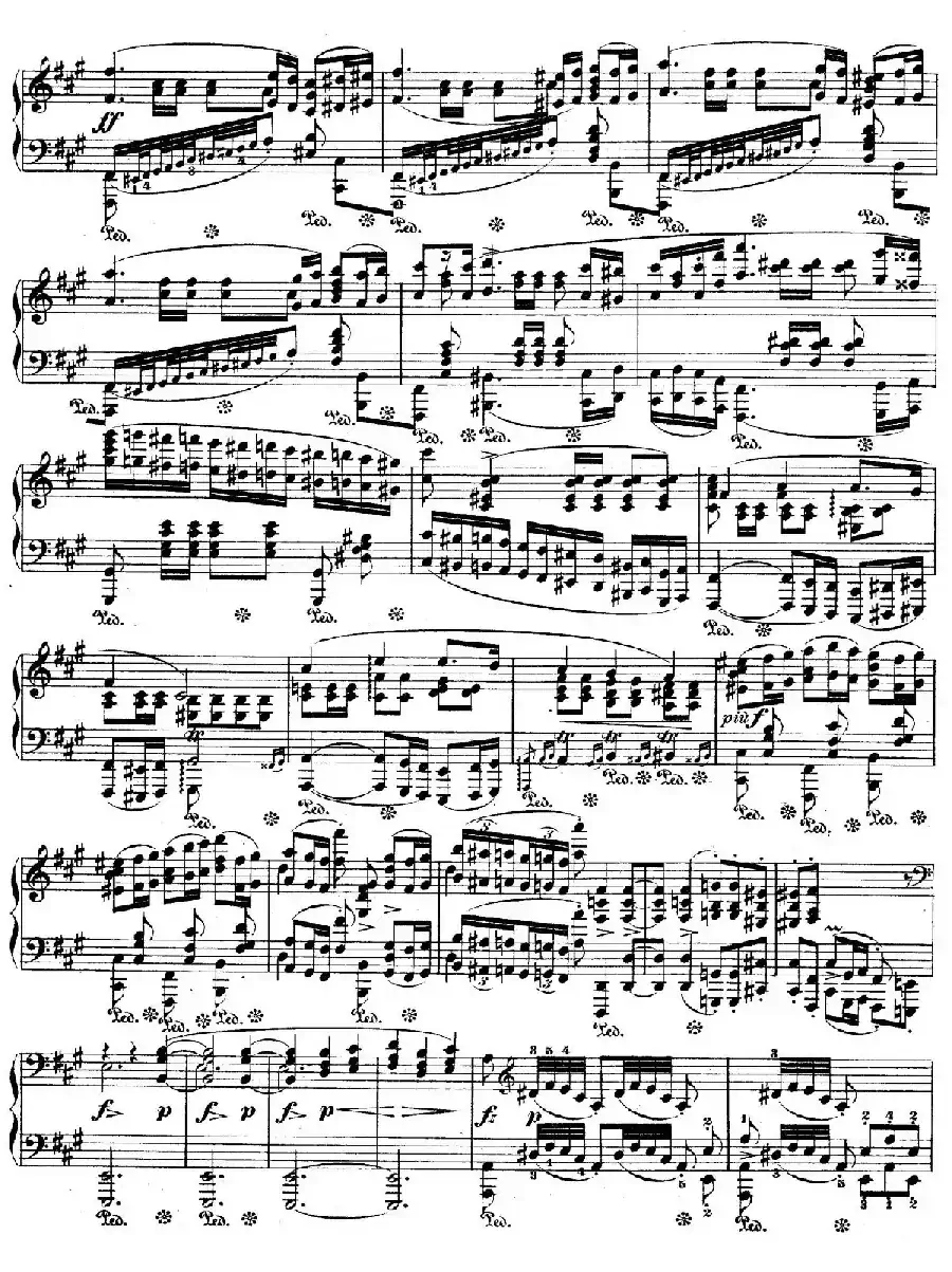 Polonaise in f-Sharp Minor Op.44(升f小调波兰舞曲)