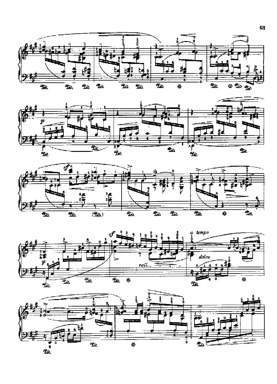 53首以肖邦练习曲为素材而作的练习曲(No.18A)
