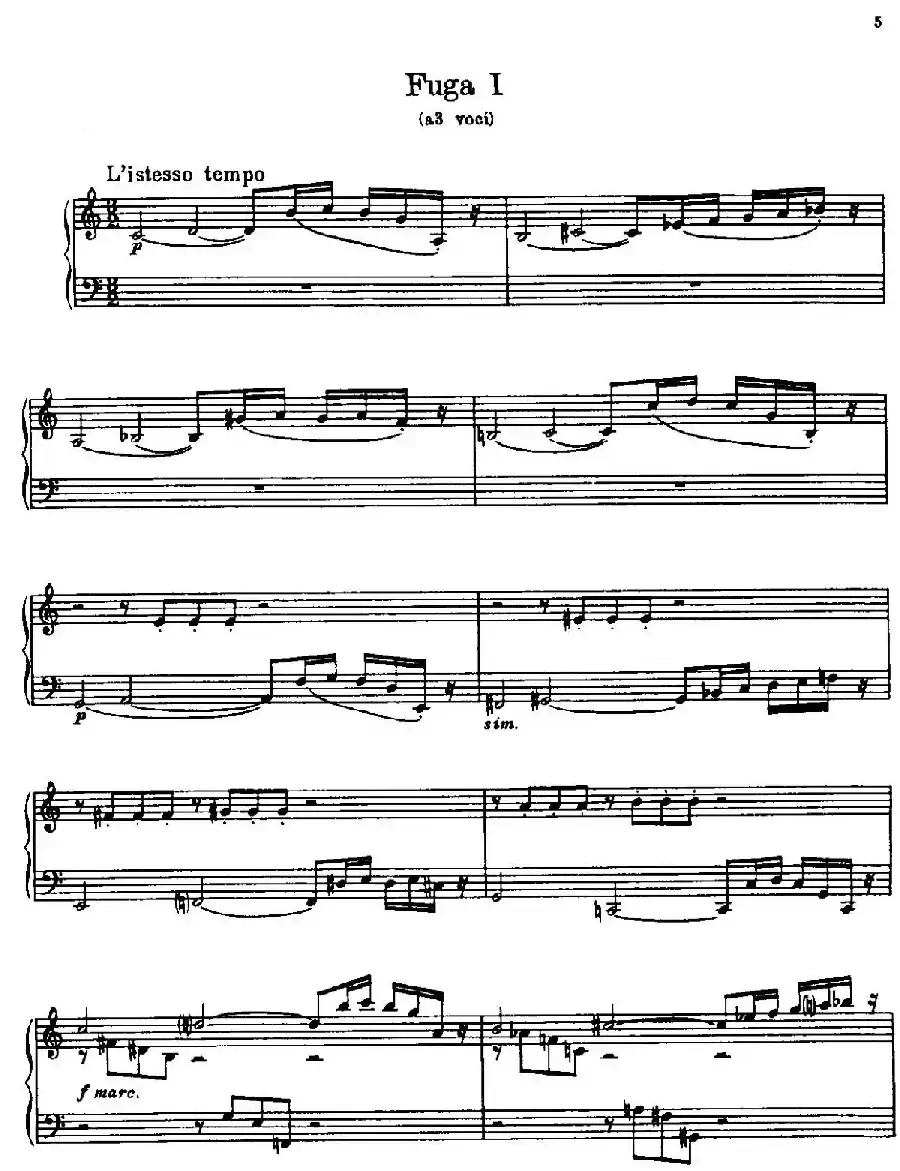 24 Preludes and Fugues Part.1 Op.45(24首前奏曲与赋格·第一部分·1)