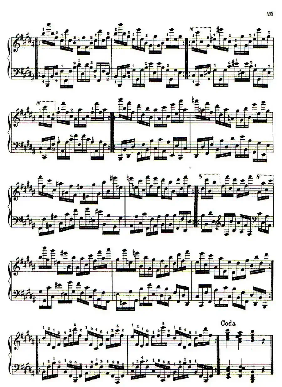 School of the Virtuoso Op.365(60首钢琴高级练习曲·9)