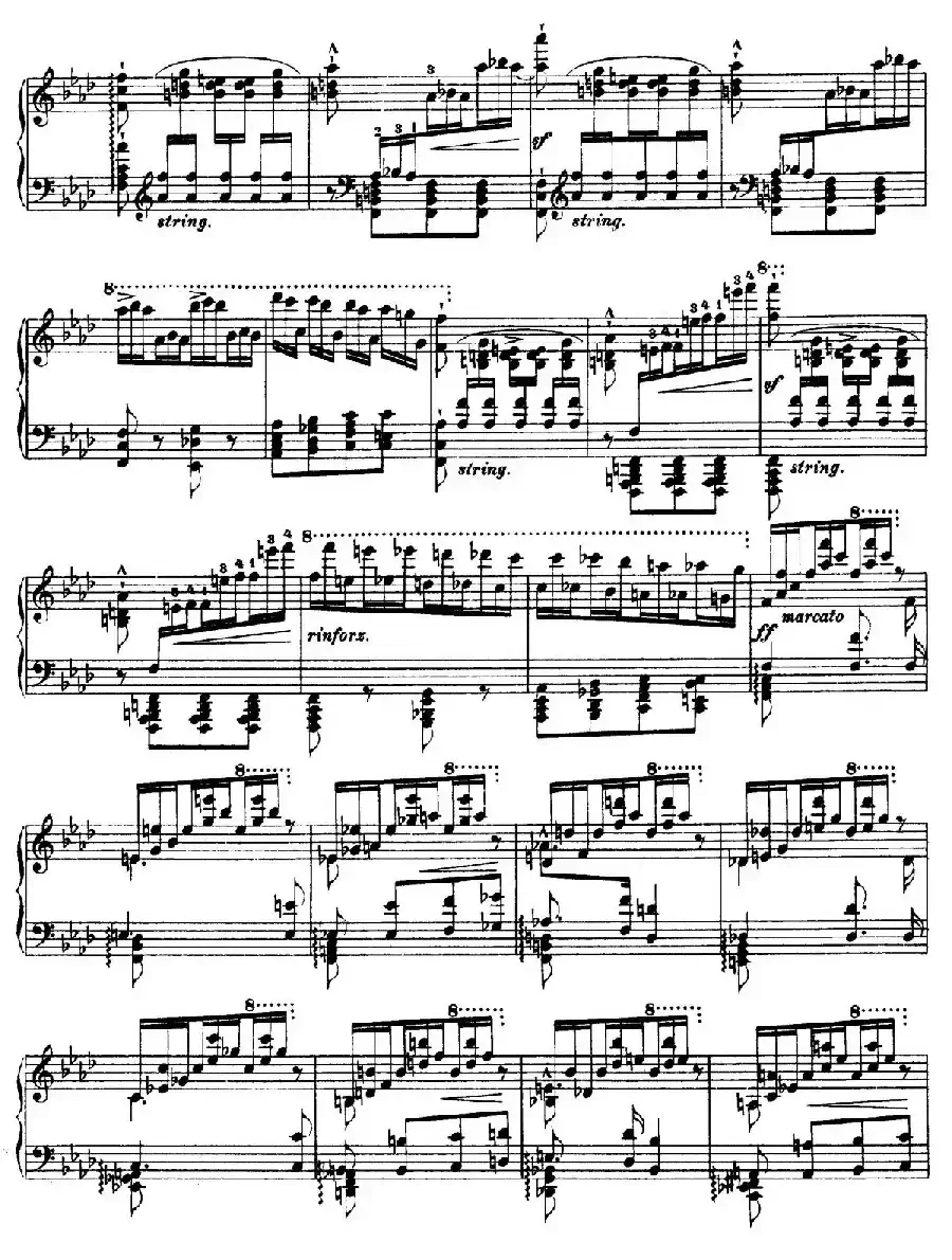 12 Etudes d'execution Transcendante S.139(12首超技练习曲·10)