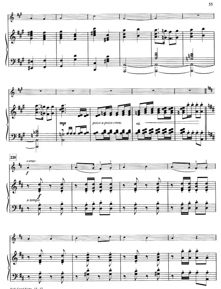 IV.O DU FROHLICHE/ECHO CAROL(钢琴伴奏谱)