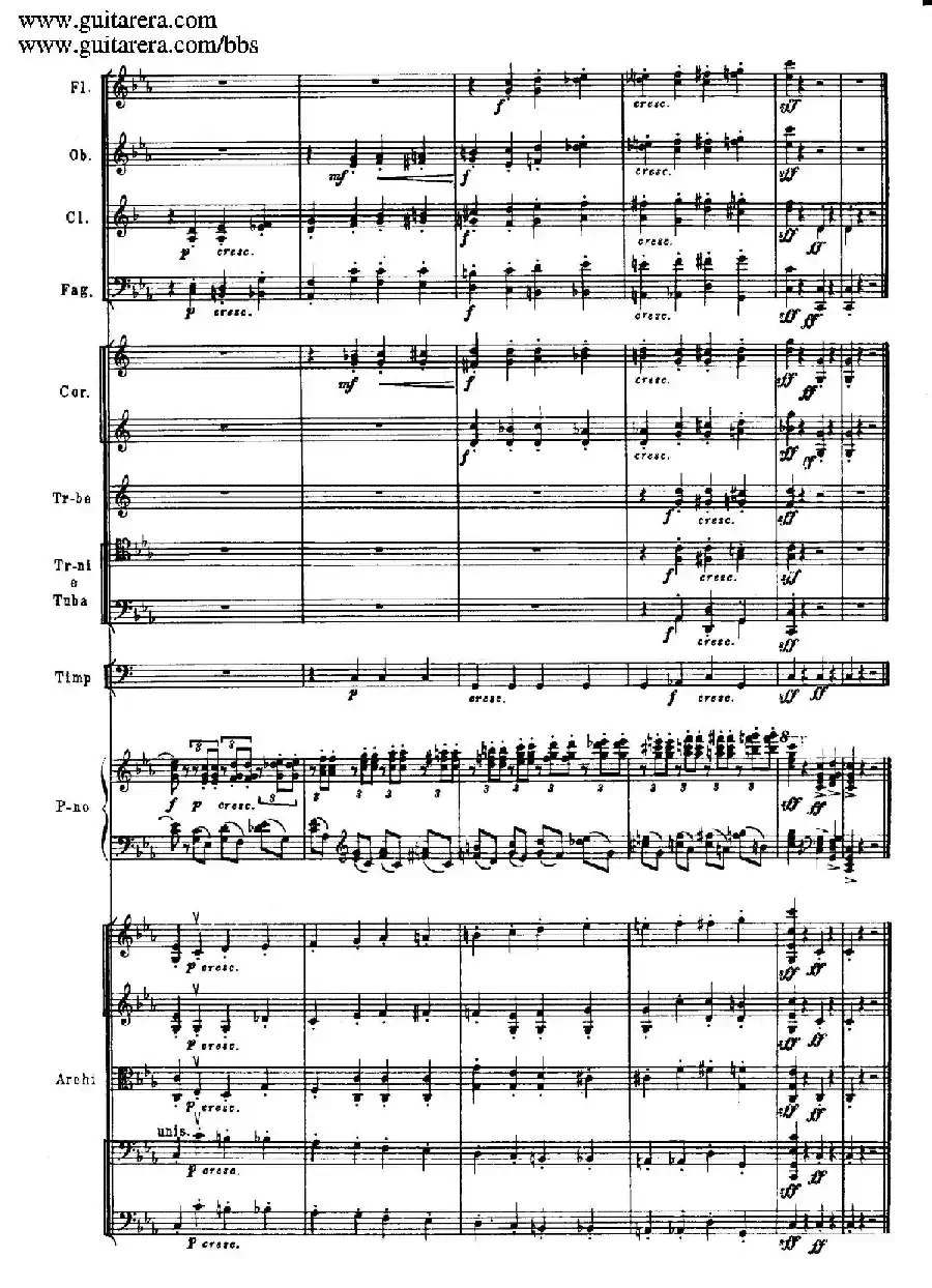 c小调第二钢琴协奏曲 Op.18(总谱·P37——45)