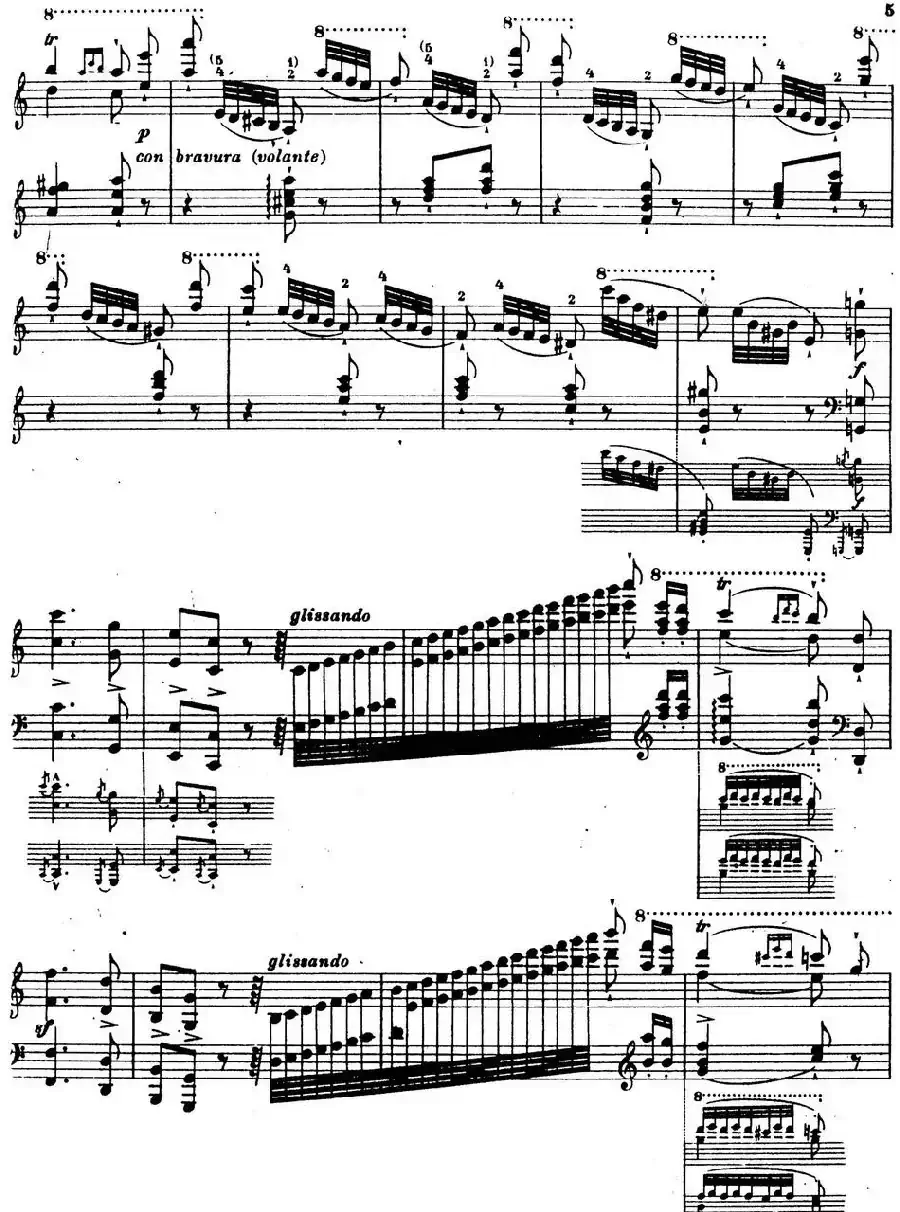 6首帕格尼尼大练习曲(La Chasse Etude Nr.5)