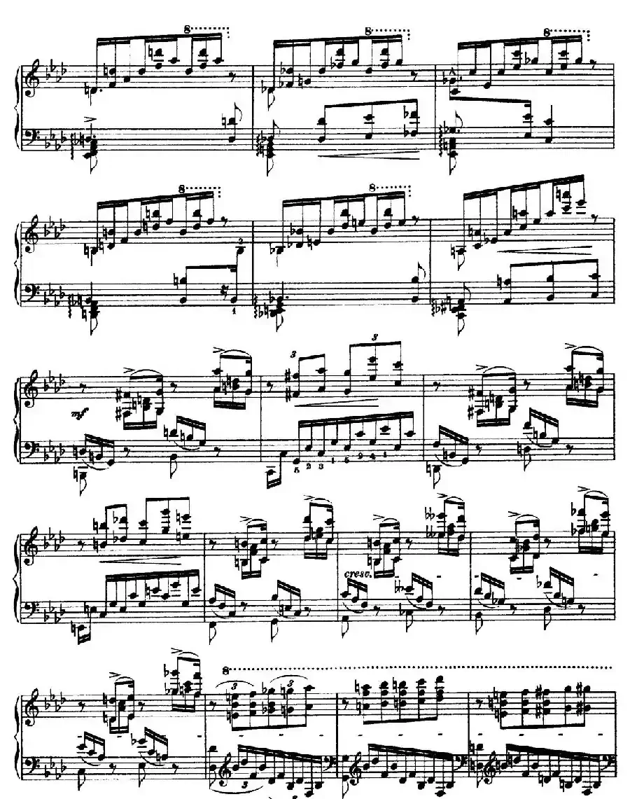 12 Etudes d'execution Transcendante S.139(12首超技练习曲·10)