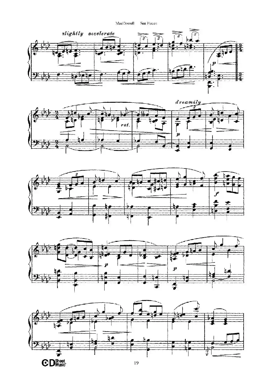 海景 Sea Pieces Op.55(No.7)