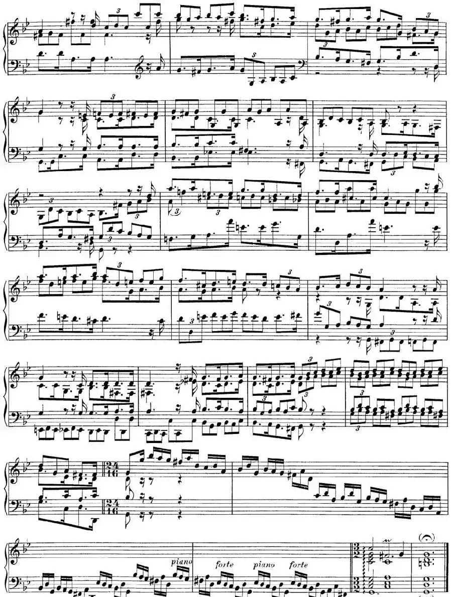 Toccata BWV 915(7首托卡塔·No.6 g小调)
